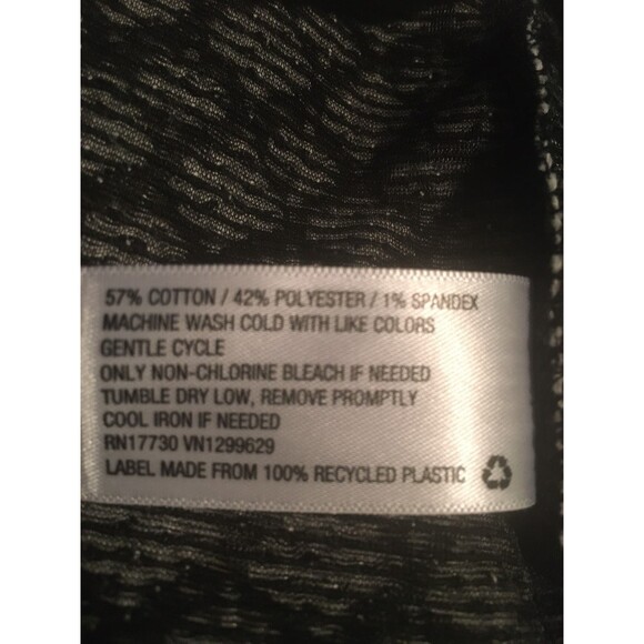 Xhilaration dress Womens Small cream black sleeveless knit Preppy Minimalist 60s - Picture 5 of 8